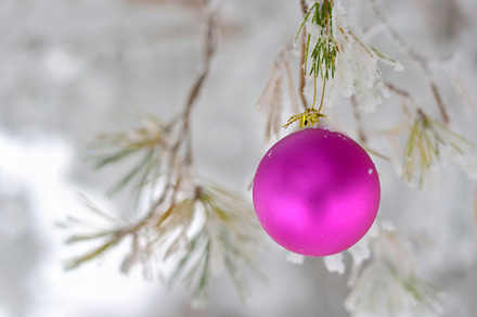 Christmas ball pink