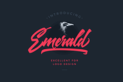 Emerald Script Font, a Script Font by kavoon (Thumbnail 1 of 11)