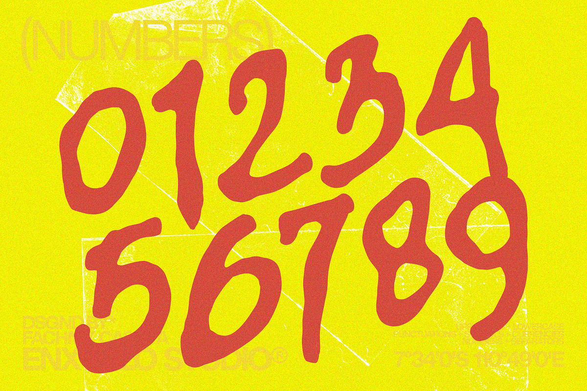 GUMPS OVER — Raw Imperfect Font, a Handwritten Font by Enxyclo Studio (Photo 13 of 14)