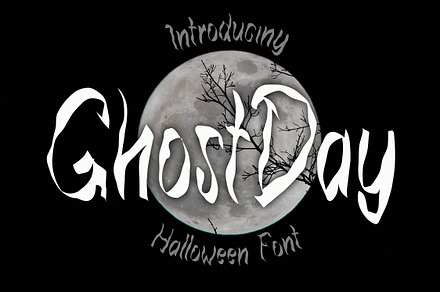 Ghost Day - Halloween Horror Font, a Font by NTC Graphic