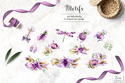 Violet Garden Patterns & Motifs, a Pattern Graphic by Zeesi Design Garden (Thumbnail 10 of 11)