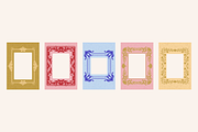Embossed Paper Frames, a Decorative Illustration by Anna Studio (Thumbnail 10 of 12)