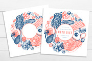 Keto Diet Vector Collection, a Food Illustration by Lubov Illustrations Shop (Thumbnail 5 of 8)