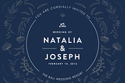 Beautifully illustrated wedd invites, an Invitation Template by Laffmate (Thumbnail 2 of 4)