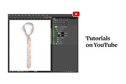Neck Tie Mockups, a Merchandise Mockup by rebrandy (Thumbnail 10 of 10)