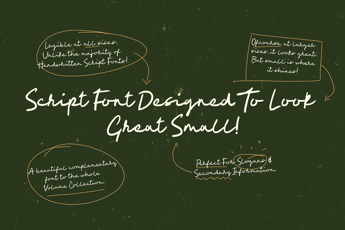 Rustic - 13 Handcrafted Fonts, a Handwritten Font by Tom Chalky (Photo 4 of 10)