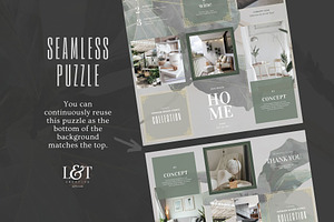 Elegant Instagram Puzzle Template