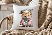 Whimsical Farm Animals PNG Clipart, a Seasonal Illustration by OK Design (Thumbnail 4 of 6)
