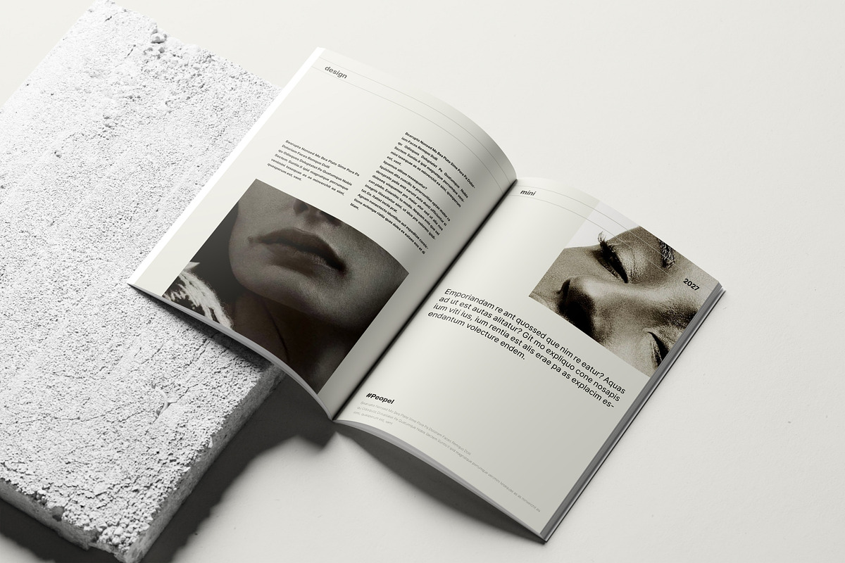 Minimalistic Magazine Templatemini preview 8