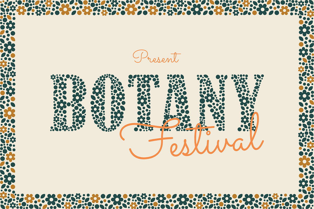 Botany Festival, a Serif Font by LoneArmy (Photo 1 of 10)