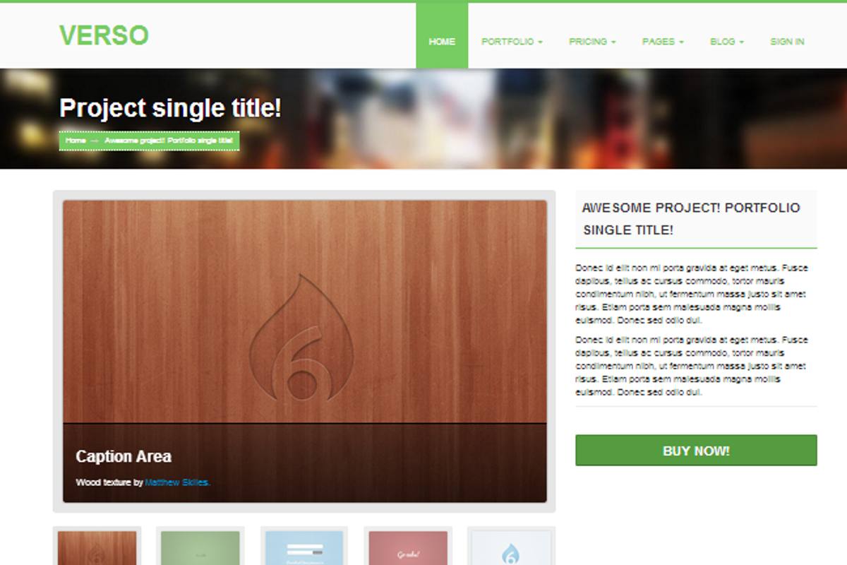 VERSO responsive Bootstrap template, a Websites & App Template by Bootstraptor (Photo 3 of 5)