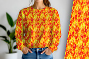 Red Yellow and Orange Impressionist, a Pattern Graphic by Sharon Schwalbe (Thumbnail 3 of 6)
