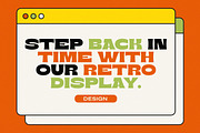Bront-Olo – Retro Groovy Bold Font, a Sans Serif Font by kangfont Studio (Thumbnail 8 of 10)