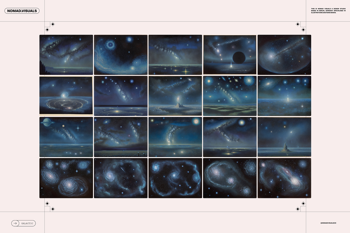 Galactic Fields Illustrations, a Background Graphic by Nomad Visuals (Photo 13 of 16)