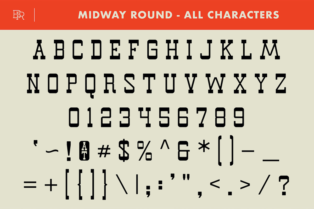 Midway - Slab Serif Font, a Slab Serif Font by Brian Ritter Design (Photo 10 of 14)