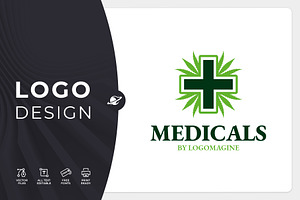 Medical Marijuana Logo Template
