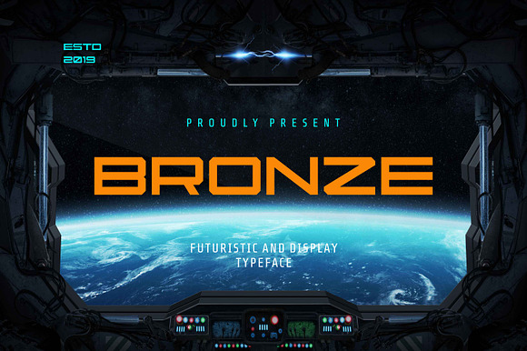 Bronze - Modern and Futuristic Font preview 8