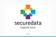 Secure Data Logo Template, a Branding & Logo Template by Logo Heaven (Thumbnail 1 of 5)