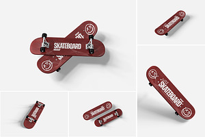 Skateboard Mockup, a Product Mockup by Indah