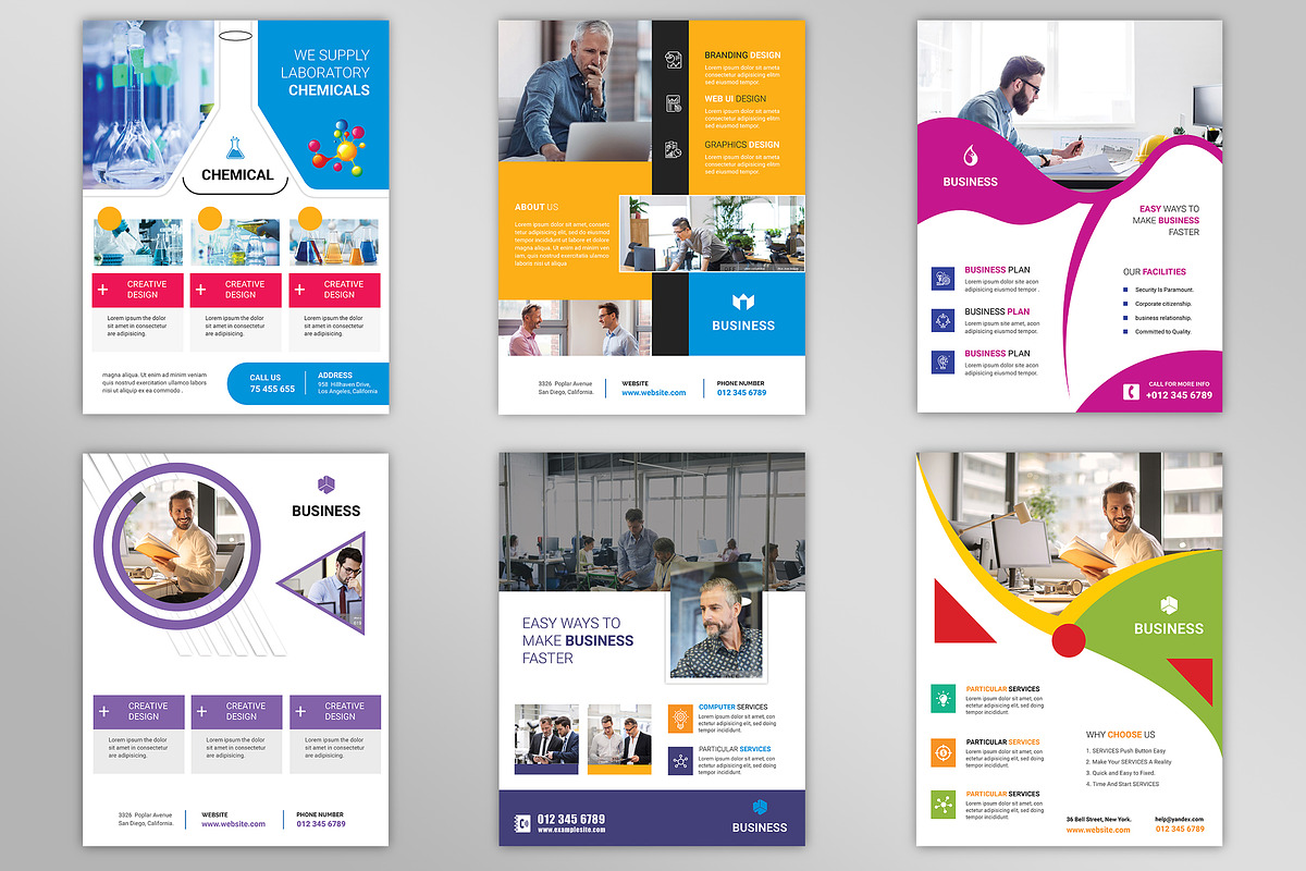 500+ Flyers Mega Bundle 99% OFF, a Flyer Template by Imagine Design Studio (Photo 31 of 98)