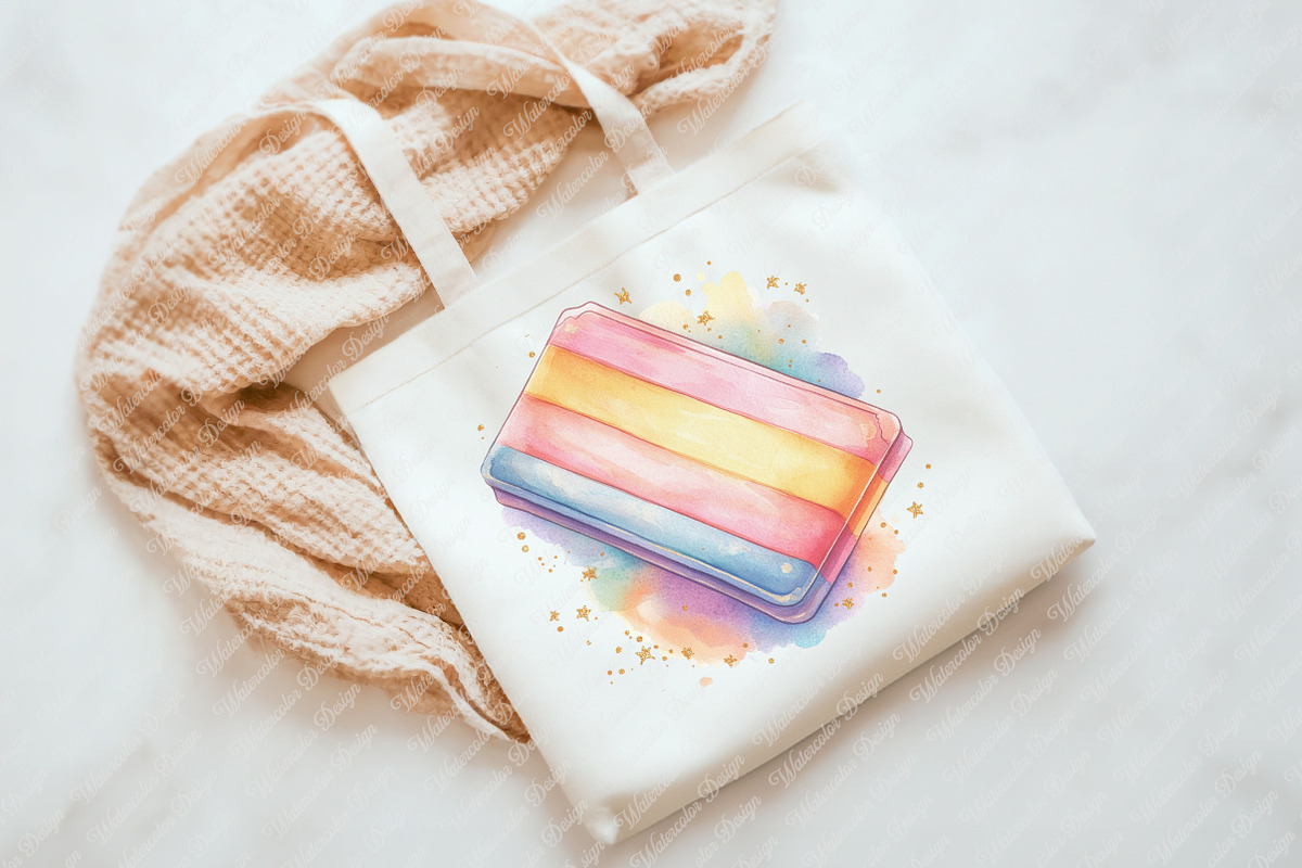 Pastel Summer Circus Clipart, an Illustration by Watercolor design (Photo 6 of 12)