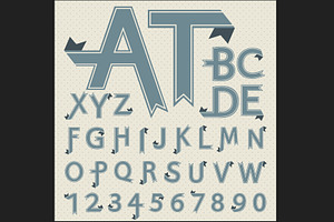 Ribbon alphabet 