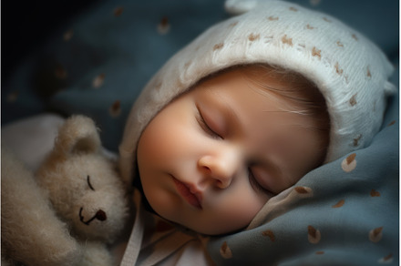 Peaceful Little baby sleeping, a Person Photo by Ylivdesign