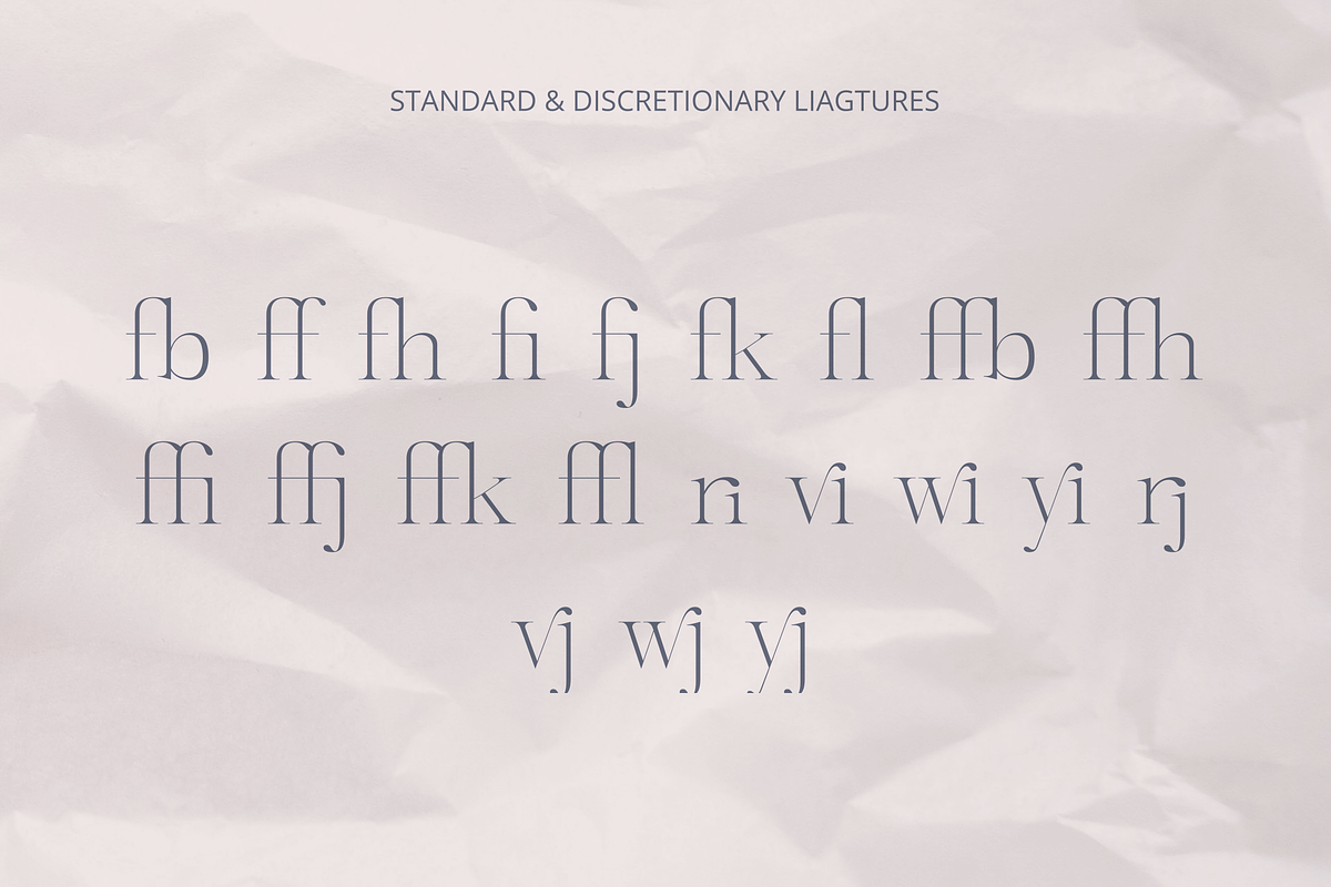 Gloriav, a Serif Font by Glyphofik x GudPap (Photo 7 of 9)