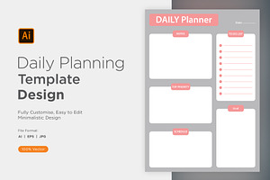 Daily Planner Sheet Design -46