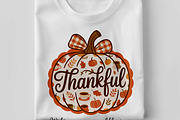 Thankful T Shirt Design, Preppy Fall, a Seasonal Illustration by Unique Design Team (Thumbnail 2 of 7)