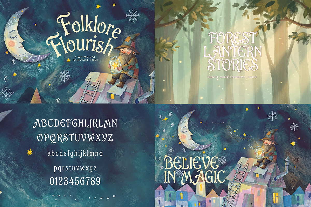 Storybook Font Bundle, a Serif Font by gafaroff studio (Photo 7 of 11)