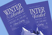 Winter Market Flyer, a Flyer Template by Gumico Studio. (Thumbnail 3 of 3)