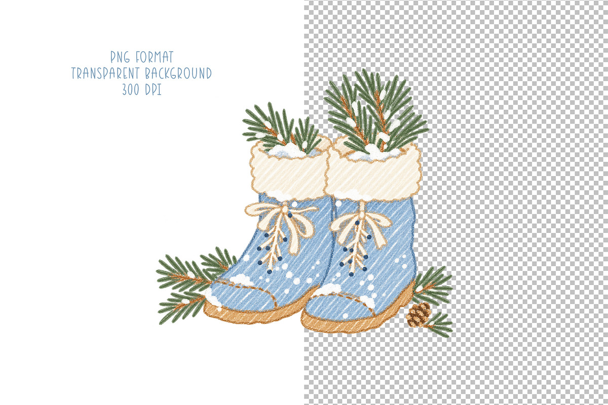 Blue Christmas, a Seasonal Illustration by Vasmila (Photo 10 of 11)