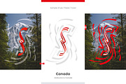 Canada flag ribbon vector, a Templates & Theme by Simbos (Thumbnail 3 of 9)