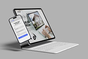 Tablet & Phone Screen Mockup, a Device Mockup by lamorastudio (Thumbnail 11 of 11)