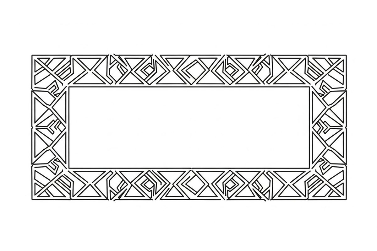 Geometric Border Frame Bundle, an Illustration by Designer_Momina (Photo 15 of 31)