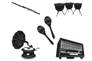 Music Icons Set 1 Procreate Brush