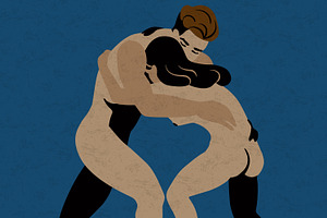 Man and woman confrontation concept, a Person Illustration by Good Studio