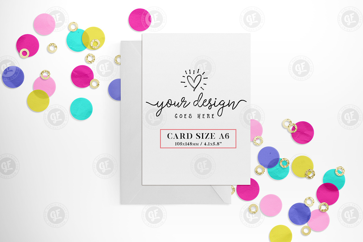Giant Confetti Mockup Bundle, a Books & Magazine Mockup by Garlic Friday Design (Photo 15 of 18)