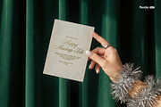 Christmas Card Mockup Set, a Product Mockup by Renderteam (Thumbnail 10 of 16)