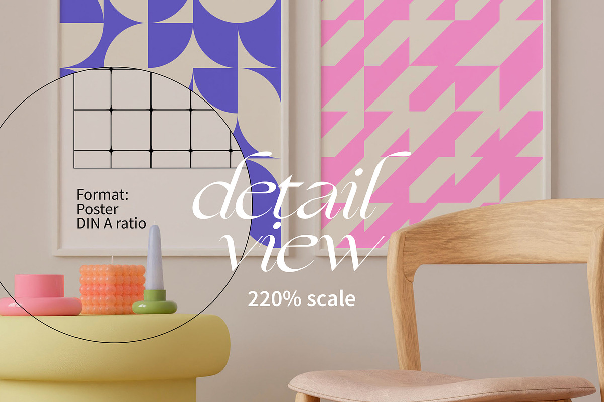 Two Frame Mockups DIN A Ratio, a Household Mockup by Bonumo (Photo 8 of 9)