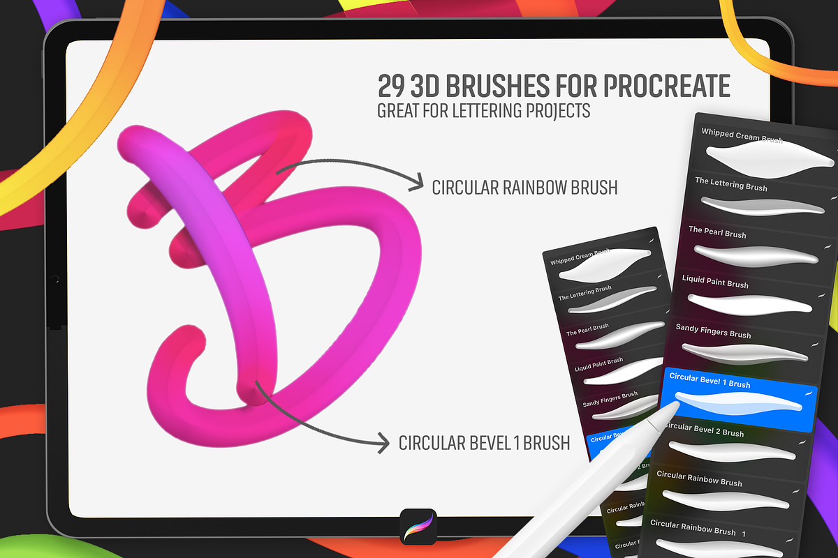 3D Brushes: Procreate, a Brush Add-On by Leonard Posavec (Photo 6 of 6)