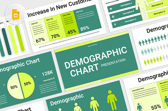 Demographic Chart Google Slides preview 7