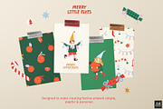 Merry Little Elves Collection, a Seasonal Illustration by avdnadi (Thumbnail 5 of 10)