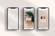 Jewellery Instagram Templates Canva, a Social Media Template by Studio Suvelle (Thumbnail 4 of 7)