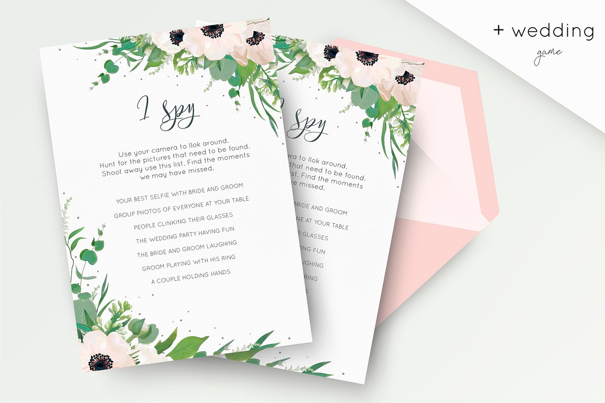 Wedding suite - Lovely Anemone, a Card Template by Alewiena (Photo 8 of 9)