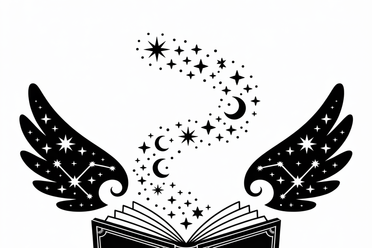 silhouette of a witch’s spellbook, an Illustration by Amazin_art (Photo 18 of 20)
