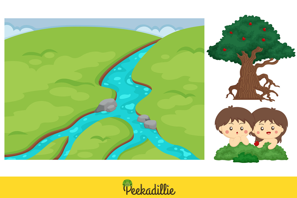 Adam and Eve Bible Story collection, an Illustration by Peekadillie Art (Photo 2 of 3)