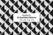 Isometric - 16 Seamless Patterns, a Pattern Graphic by Tustan (Thumbnail 1 of 4)