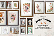 Quirky Whimsy Hand Drawn Flowers, a Decorative Illustration by MRI STUDIO (Thumbnail 1 of 45)